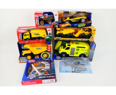 Chad Valley - Dickie Toys - Toy State - Amer. A selection of Eight boxed models in various scales appearing in Excellent cond