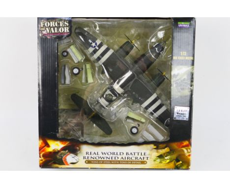 Forces of Valor. A boxed Forces Of Valor, B-26B Marauder. 1:72 Scale. #85046 appearing in Mint condition with Good box, some 