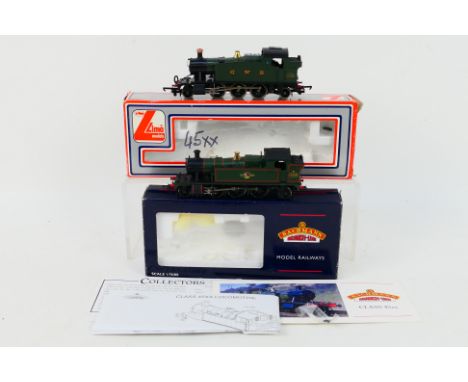 Bachmann - Lima - 2 x boxed OO gauge tank engines, a Class 45xx in GWR livery operating number 4589 # 205111W and a Class 45x
