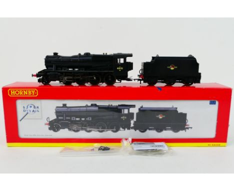 Hornby - A boxed OO gauge Super Detail Class 8F locomotive number 48151 # R2462. The box says DCC Ready. The model has some h