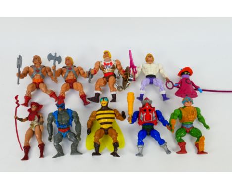 MOTU - Mattel - HeMan. A selection of Ten loose Masters of the Universe figures ranging from Playworn to Excellent condition,