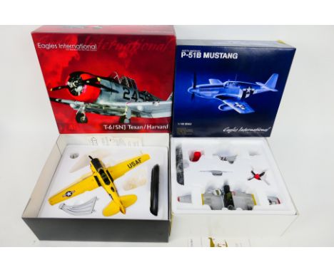 Eagles International. A selection of Two 1:48 scale diecast models appearing in Mint condition with Mint boxes. Lot includes: