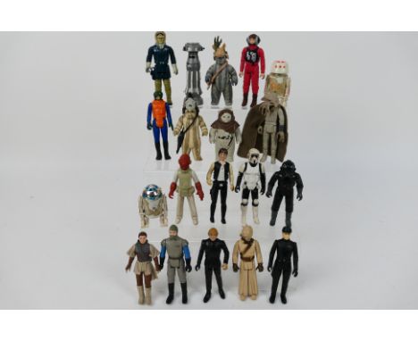 Star Wars - Kenner. A selection of Nineteen loose, vintage 70's and 80's figures. Playworn to Excellent condition with very f