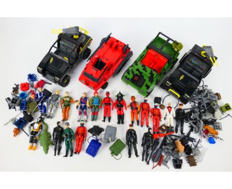Action Force - GI Joe - Cobra. A selection of Twenty-Two ACtion Force and GI Joe figures and vehicles appearing in Playworn t