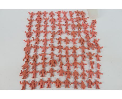M.U.S.C.L.E men - Mattel. A selection of Ninety Nine loose figures and Trash can. Flesh coloured. Appearing in Excellent cond