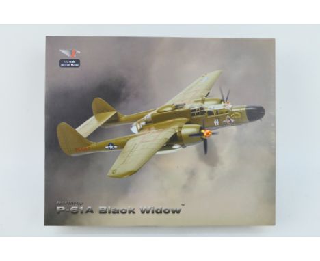 Northrop. A boxed P-61 A 'Black Widow' 1:71 scale diecast model appearing in Mint condition with correct innards and Excellen