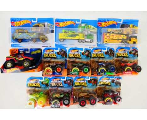 Hotwheels - Mattel. A selection of Twelve boxed biecast models appearing in Excellent to Mint condition. Lot to include: Penc