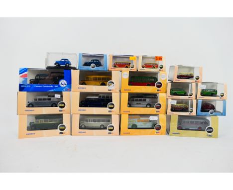 Oxford Diecast - 19 boxed diecast model vehicles mainly in various scales from Oxford Diecast. Lot includes #76COM004 Commer 