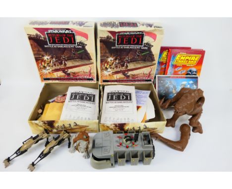 Star Wars - Kenner - Parker Brothers - Waddingtons. A selection of Ten figures, vehicles, annuals, games and puzzle. Items ar
