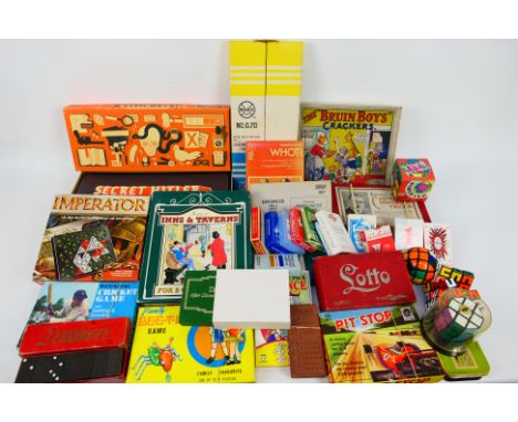 Marx - Waddingtons - Parker - A collection of vintage games including a boxed Marx Bagatelle, Imperator, Beetle, Pit Stop, Do