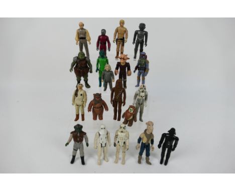 Star Wars - Kenner. A selection of Nineteen loose, vintage 70's and 80's figures. Playworn to Excellent condition with very f