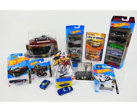 Hot Wheels - Matchbox - Corgi - Batman - A collection of models including 2 x five car Batman vehicle sets, a boxed Iso Grifo