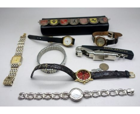 Lady's and gentleman's wristwatches including a lady's Rotary, etc.
