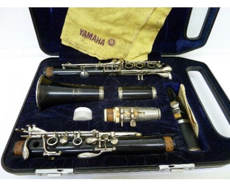 A Yamaha YCL23N clarinet, cased