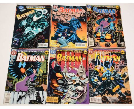 Batman No's 501-510, 512, 517, 519, 520-526, 530-535.