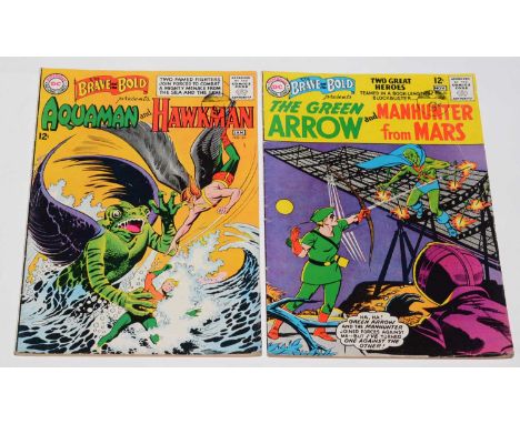 The Brave And The Bold Presents The Green Arrow And Man Hunter From Mars No.50; and The Brave And The Bold Presents Aquaman A