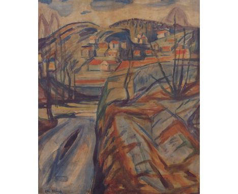 Edvard Munch (1863-1944), limited edition print, From Kragero (1912), signed in the plate, 45.5cm x 55cm, printed by E.Schrei