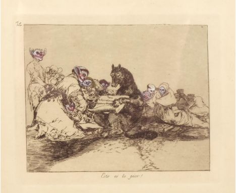 Dinos and Jake Chapman, Esto Es Lo Peor, photographic print, image 15cm x 19cm, sheet 30cm x 41cm, clip frameGood condition t