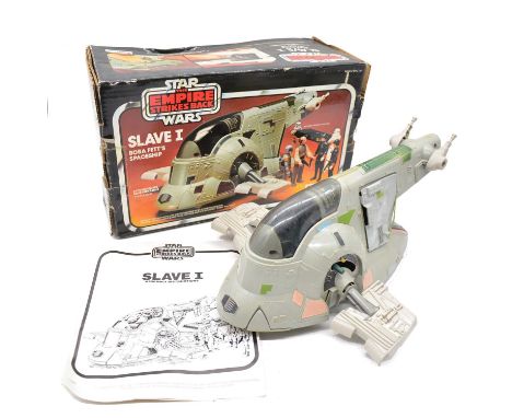 Star Wars Palitoy Slave I playset, boxedCondition report:The tpy appears to have all parts, wings, doors and comes with instr