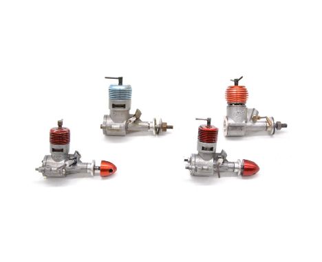Four diesel aero model aircraft engines, including Allbon Javelin 1.5cc; DC Merlin (x2); DC SpitfireCondition report:
