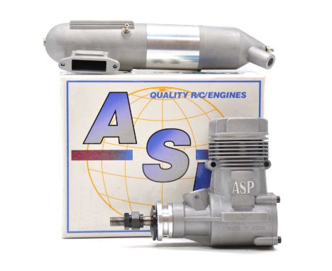 ASP aero model aircraft engine, 91 glow, boxed with silencerCondition report: