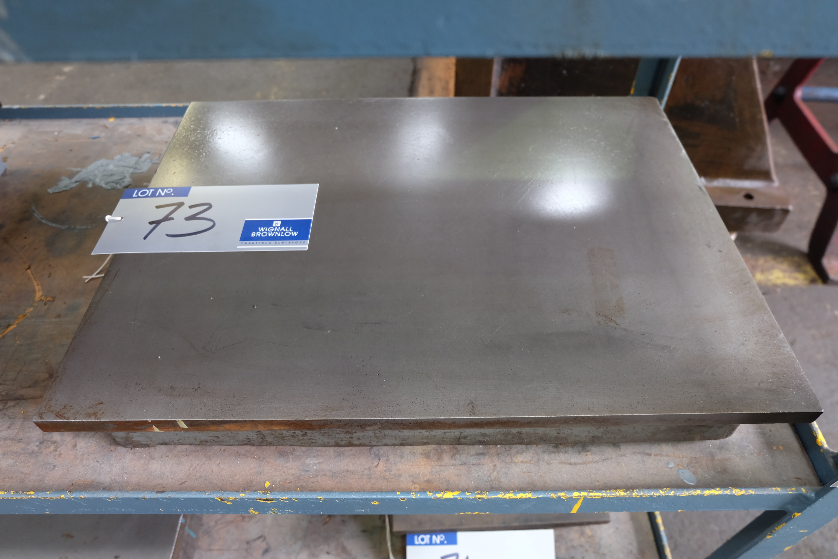 A Cast Iron Surface Plate, 24in x 18in.