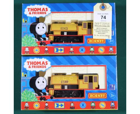 2x Hornby OO gauge Thomas the Tank Engine &amp; Friends series items. Both Sodor 0-4-0ST locomotives; Bill (R9047) and Ben, b