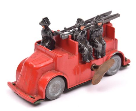 Vintage Betal toys by J&amp;H Glasman, extremley rare diecast clockwork fire engine, has tinplate base and diecast metal whee