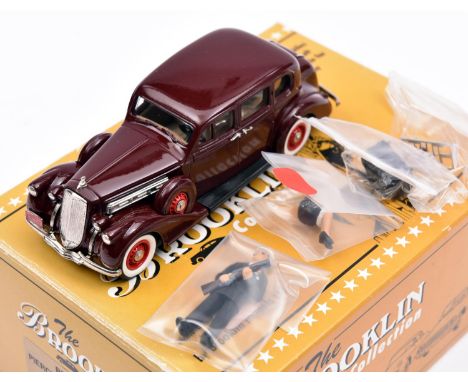 The Brooklin collection. White metal model BRK.81X 1936 Pierce Arrow 1601 Sedan, B.C.C. 2000 Special ( Gangster car) 1/250. F