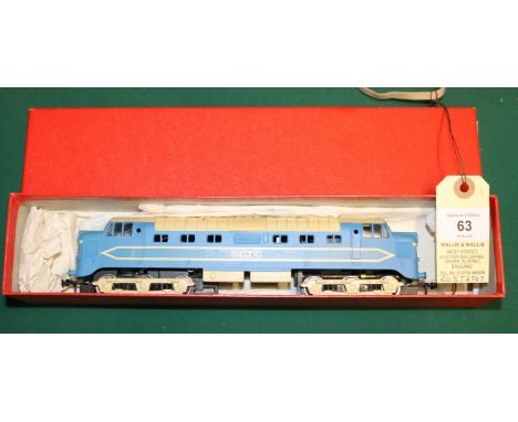 One of a small limited run of the original English Electric Co-Co diesel electric locomotive, 'DELTIC'. An adapted Hornby Dub