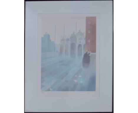 Gerald Mynott (b. 1957) - 'Venice', signed artist's proof, numbered 140/250, coloured lithograph, 22.5" x 16.25"-** Provenanc