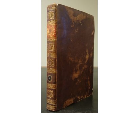 JAMES, Edwin. Account of an Expedition From Pittsburgh to The Rocky Mountains, vol. 1 only, 8vo, contemp. full-calf, 3 aquati