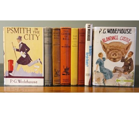 A collection of P.G. Wodehouse: Do Butlers Burgle Banks?, First UK edition, First printing, internally bright, light marks at
