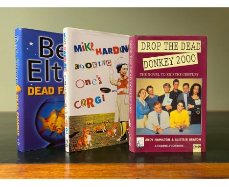 HUMOUR. Drop the Dead Donkey 2000, by Andy Hamilton &amp; Alistair Beaton, first edition, SIGNED by eight CAST members: Susan