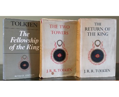 TOLKIEN, J. R. R. Lord of the Rings, complete 3 vol., editions included: The Fellowship of the Ring, 2nd ed., 3rd impression,