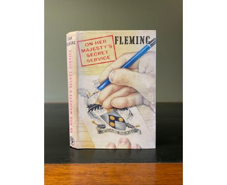 FLEMING, Ian. On Her Majesty's Secret Service, FIRST EDITION, 8vo, publisher's imitation cloth lettered in gilt, unclipped du