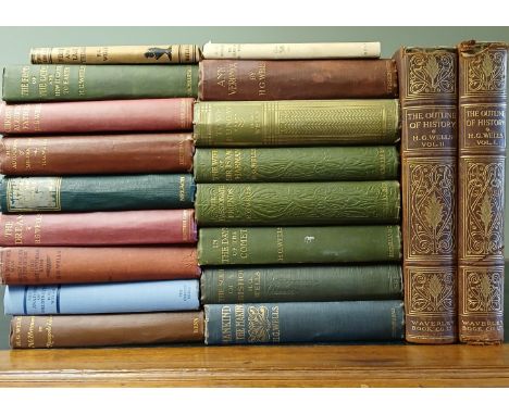 Collection of H.G. Wells, including: Ann Veronica, First edition, 1909 - The Autocracy of Mr. Parham, First edition, no d.j.,