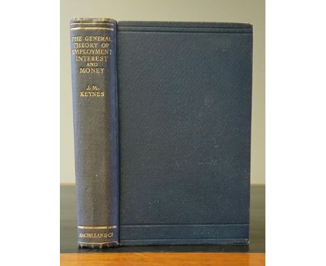 KEYNES, John Maynard. The General Theory of Employment Interest and Money, second printing released a month after the first, 