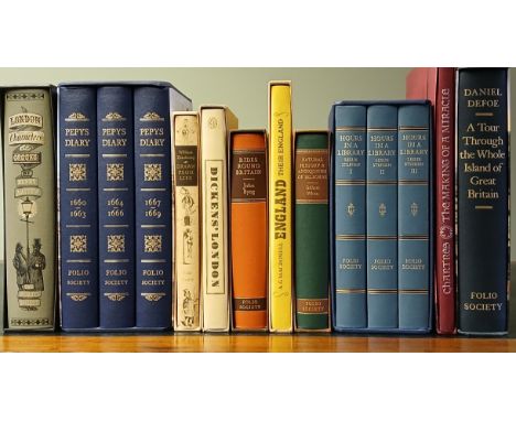 Quality editions of the classics published by The Folio Society, including: London Characters and Crooks, 1996._ Pepys Diary,