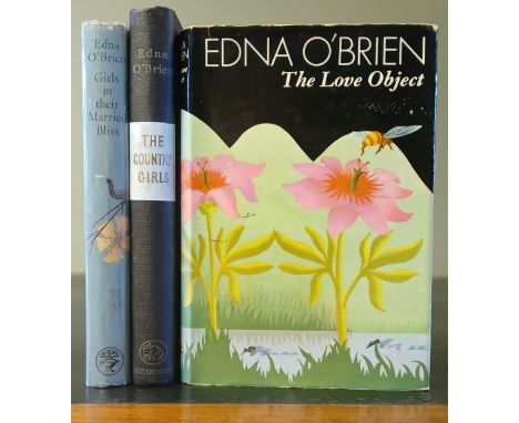 A selection of Edna O'Brien, including: The Country Girls, SIGNED FIRST edition, no d.j., light spotting at ffep/edges, sligh