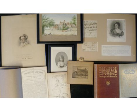 Mary Russell Mitford (1787-1855) author, famed for the book Our Village - which described life in Three Mile Cross, Shinfield