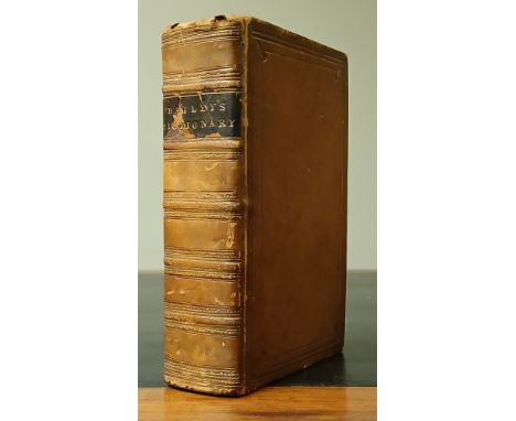 BAILEY, Nathan. An Universal Etymological English Dictionary, 3rd edition, full-calf binding from mid-nineteenth c., good cle