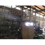 Interlake Teardrop Style Pallet Racking, 74 Bays Total, Includes Push Back System