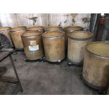 (11) Round Push Carts