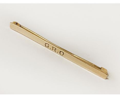 9CT GOLD TIE CLIP