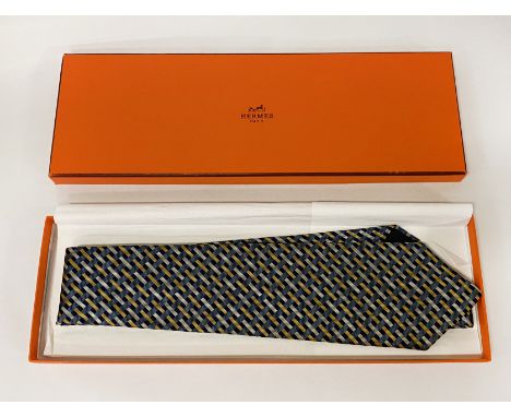 BOXED HERMES SILK TIE