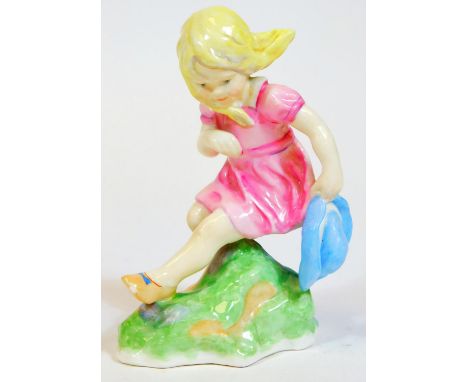 A Royal Worcester Doughty figure March, no. 3454, printed marks beneath, 16cm H. 