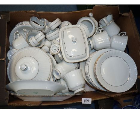 A "Chodziez" Polish made six place dinner/tea service.