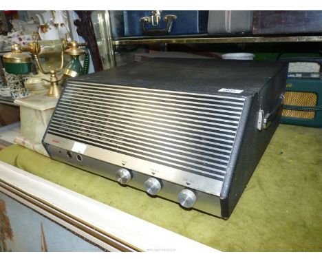 A vintage Bush vinyl Record Player, type SRP 52.