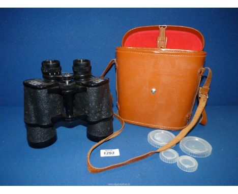 A cased pair of Zenith 10 x 50 Binoculars (case a/f.).